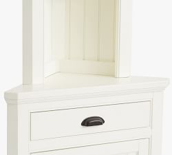 Aubrey Corner Bookcase with Cabinet (28.5")​