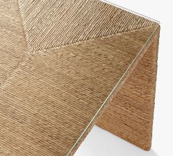 Malibu Glass Top Desk (50")