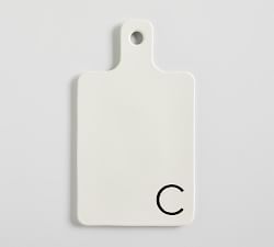 Mason Alphabet Ceramic Cheese &amp; Charcuterie Board