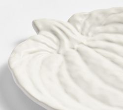 Pumpkin Stoneware Appetizer Plates - Set of 4