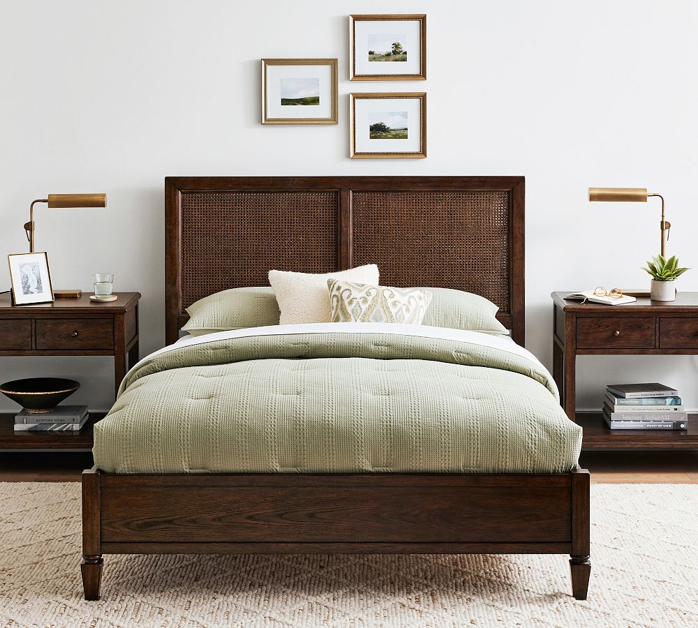 Honeycomb Cotton Comforter, Sea Grass, King