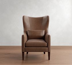 Champlain Square Arm Leather Chair