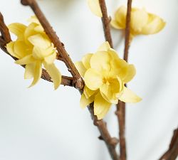 Faux Yellow Bloom Branch