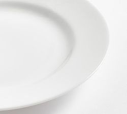 Porcelain Rim Dinner Plates - Set of 4