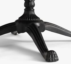 Rae Oval Pedestal Marble Dining Table