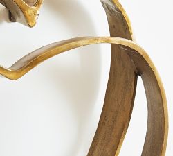 Ribbon Heart Sculpture