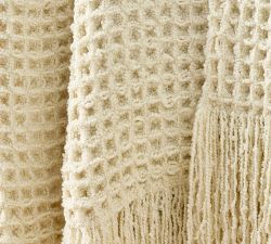 Waffle Knit Throw
