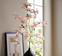 Faux Peach Dogwood Branch