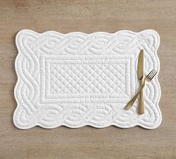 Heirloom Quilted Placemats - Set of 4