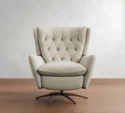 Wells Tufted Swivel Recliner