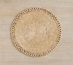Abaca Handcrafted Round Placemats - Set of 4