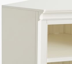 Aubrey Corner Bookcase with Storage Cabinet (49.5")​