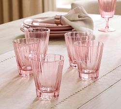 Fluted Glass Short Tumblers