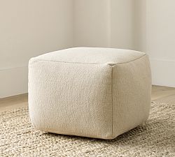 Open Box: Cora Solid Year Round Pouf