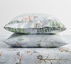 Snow Day Gnomes Organic Percale Pillowcases - Set of 2