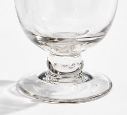 Willow Glass Goblets - Set of 4