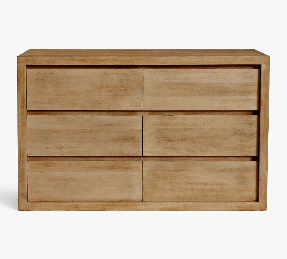 Cayman 6-Drawer Dresser (52"): Color: Heirloom Wheat