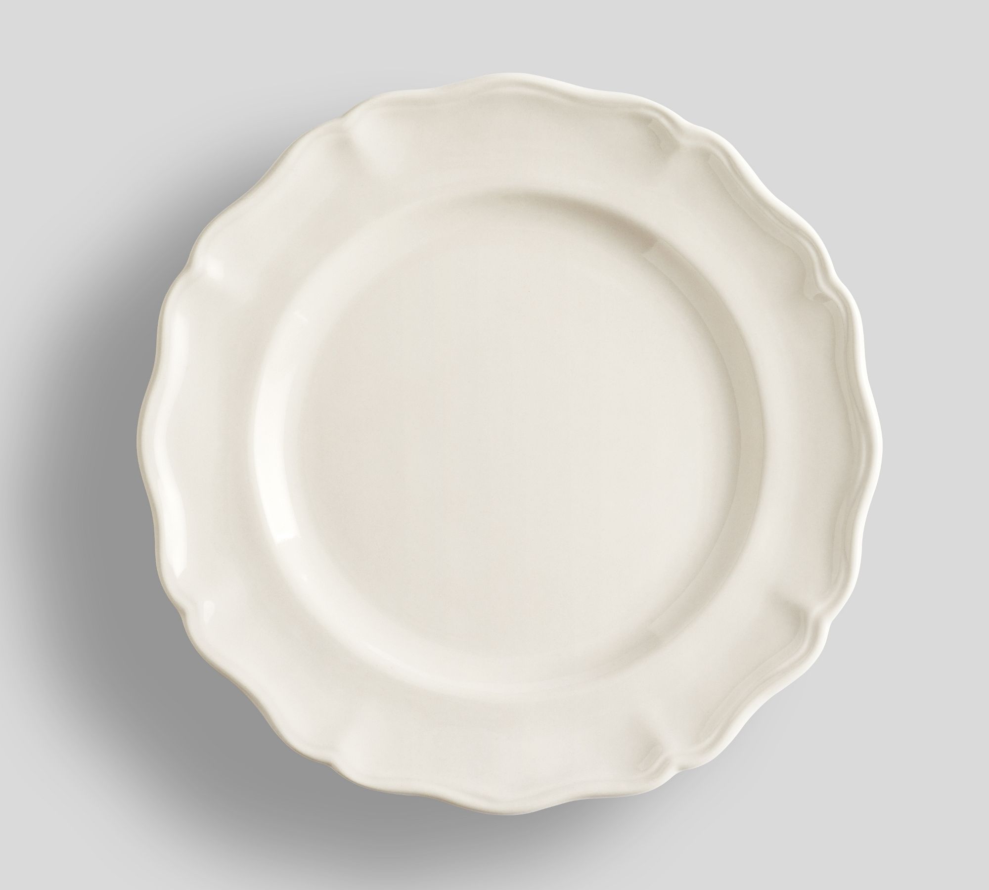 Heirloom Stoneware Salad Plates - Set of 4 - Set of 4 - White