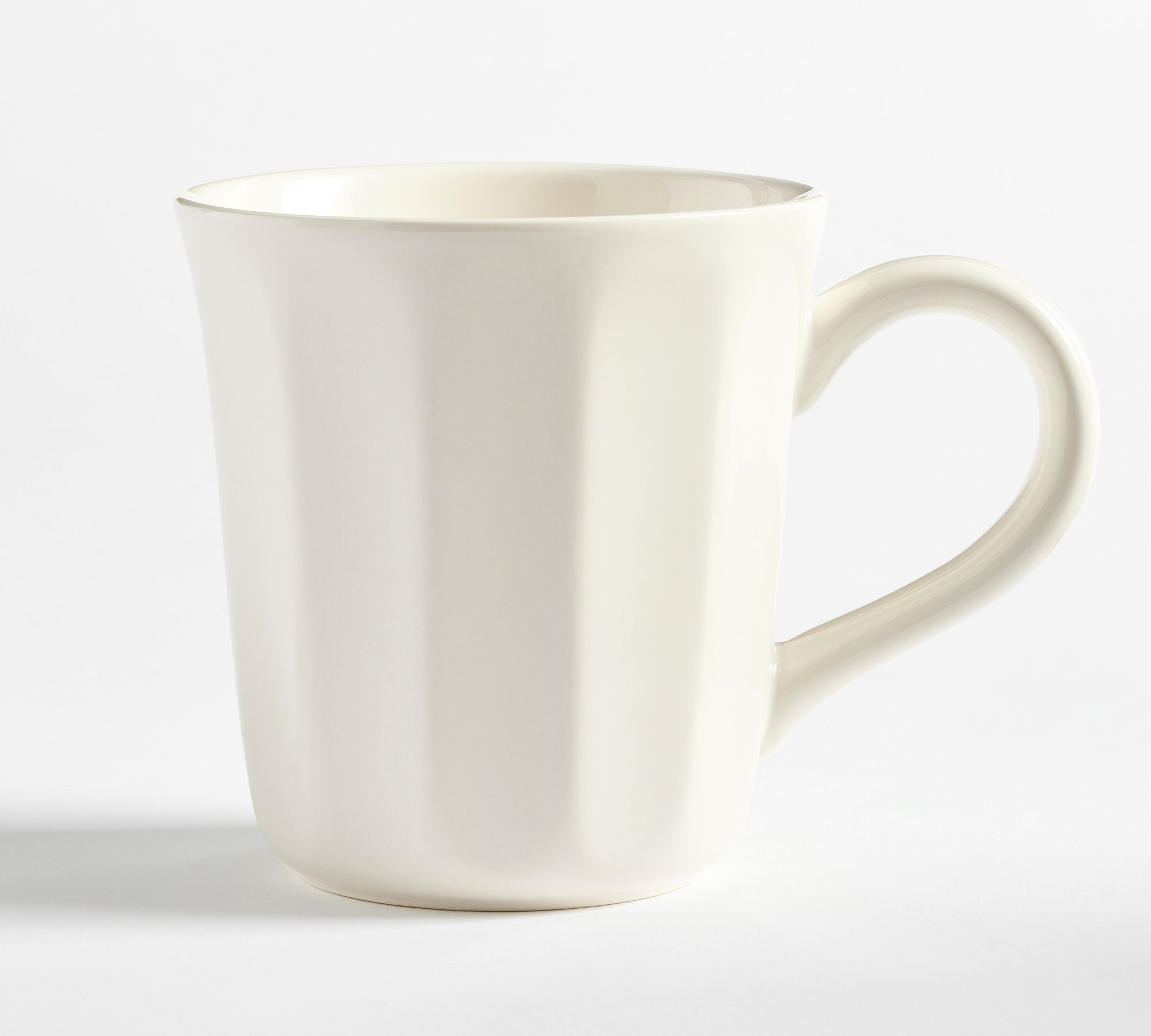 Heirloom Stoneware Mugs - Set of 4 - Set of 4 - White