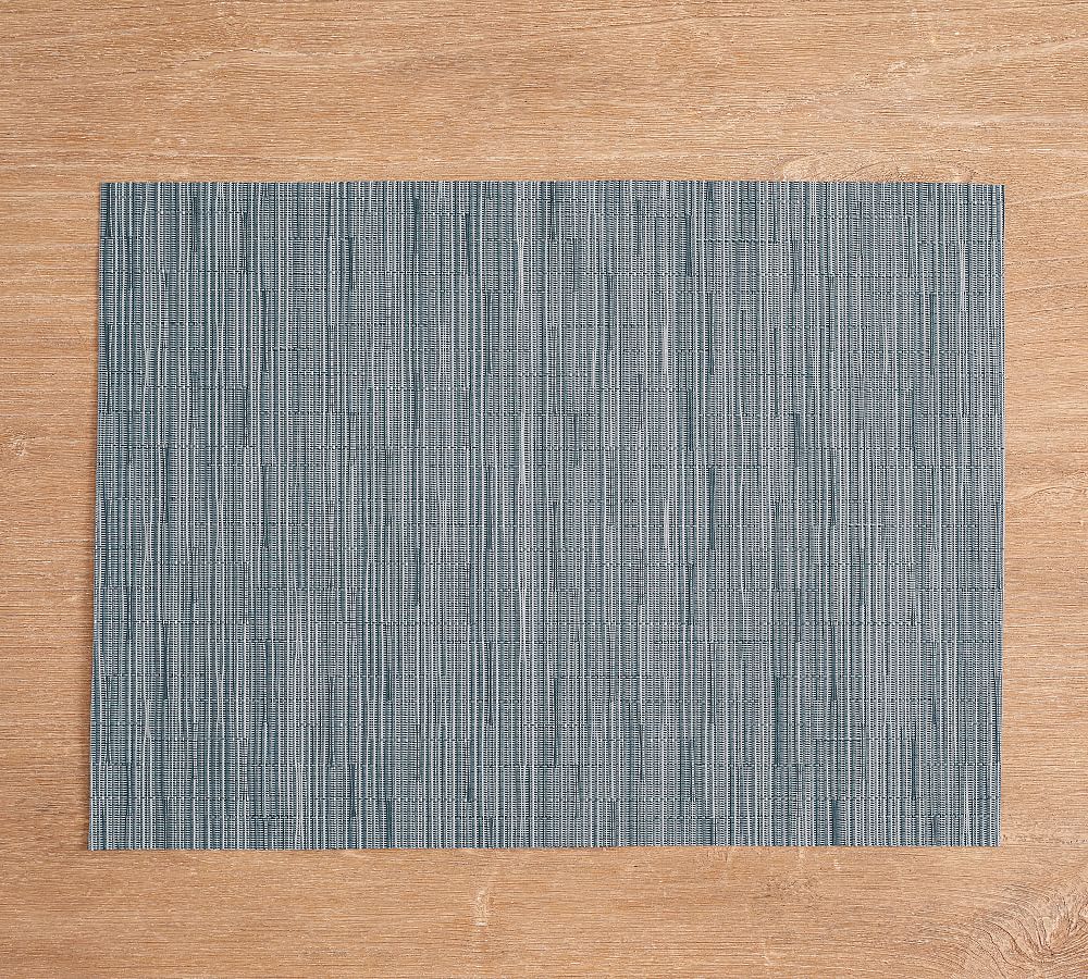 Chilewich Indoor/Outdoor Bamboo Easy-Clean Placemats - Set of 4 - Set of 4 - Rain