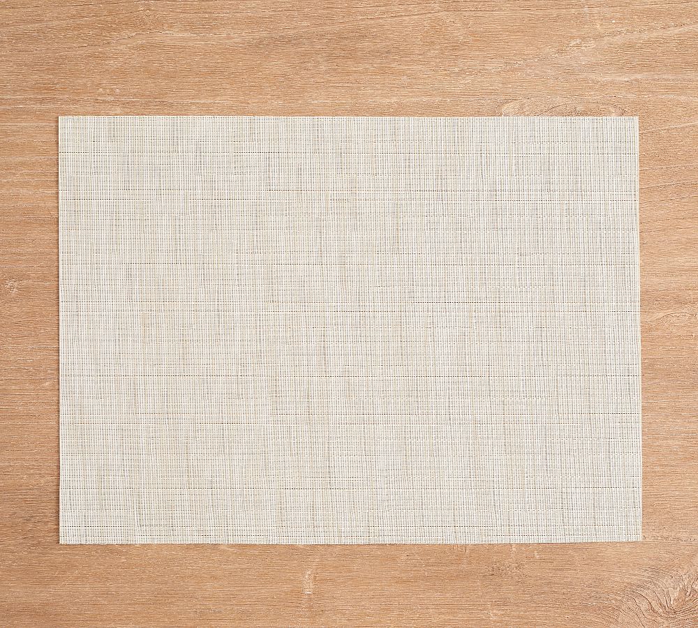 Chilewich Indoor/Outdoor Bamboo Easy-Clean Placemats - Set of 4 - Set of 4 - Coconut