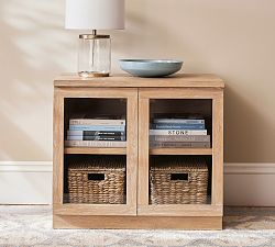 Pacific Double Glass Door Cabinet (34&quot;)