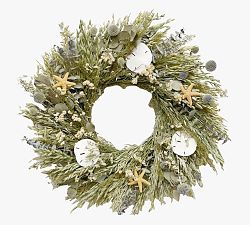 Dried Coastal Holiday Wreaths