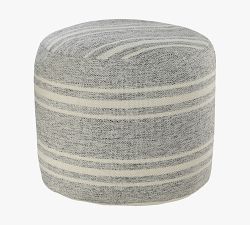 Newton Recycled Yarn Outdoor Pouf