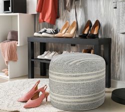 Newton Recycled Yarn Outdoor Pouf