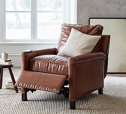 Open Box: Tyler Roll Arm Leather Power Recliner