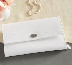 Personalized Mckenna Leather Travel Jewelry Portfolio