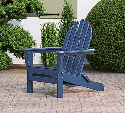 Pottery Barn x Polywood Classic Folding Outdoor Adirondack