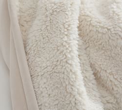 Faux Sheepskin Throw