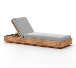 Lanai Teak Outdoor Single Chaise Lounge