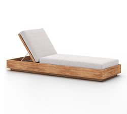Lanai Teak Outdoor Single Chaise Lounge