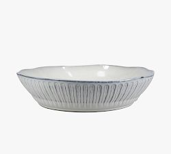 Colonnade Stoneware Serving Bowl &amp; Platter Set