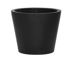 Handcrafted Lightweight Fiber Stone Tapered Cylinder Planters