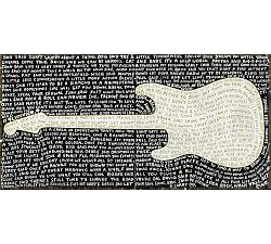 Open Box: Legends Wall Art (72"W x 36"H) - Black