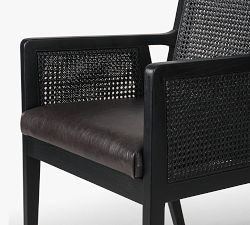 Lisbon Cane Leather Dining Armchair