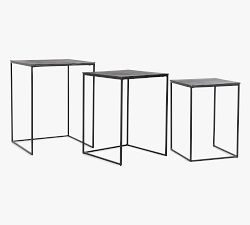 Pepper Metal Square Nesting Tables