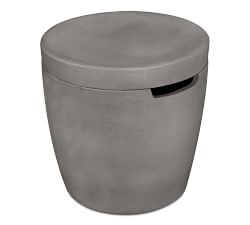 Nerissa Concrete Round Propane Tank Storage Cover (19")