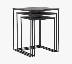 Pepper Metal Square Nesting Tables
