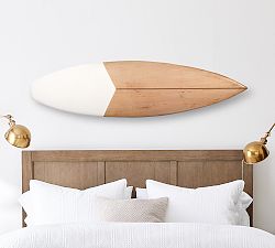 Shortboard Surfboard White Wall Art