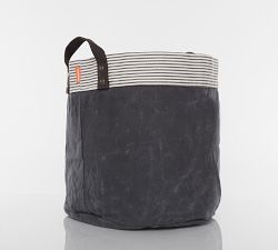 Brixton Waxed Canvas Storage Basket