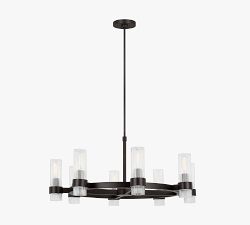 Elle Round Metal Chandelier (33&quot;)