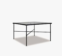 Bowie Glass Square Outdoor Dining Table (44")