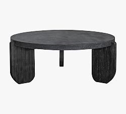 Catia Round Stone Coffee Table (36.5")