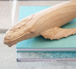 Handcrafted Wooden Carved Humpback Whale