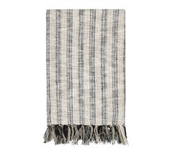 Paden Striped Fringe Throw