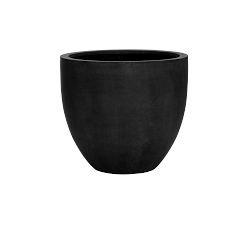 Palma Short Lightweight Handcrafted Fiberstone Indoor/Outdoor Planter